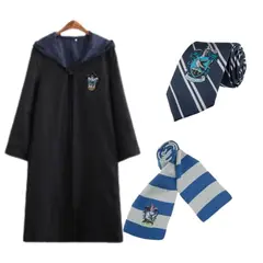 GENERICO - Traje Ravenclaw Importado (Capa, Bufanda y Corbata) - Tallas 16 hasta XL