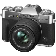 FUJIFILM - X-T30 II Sin Espejo Cámara Kit Con 15-45mm Lente - Plata