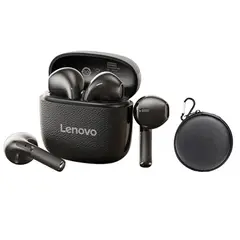 LENOVO - Audífonos Clip TA166 TWS Bluetooth 54 Negro y Estuche