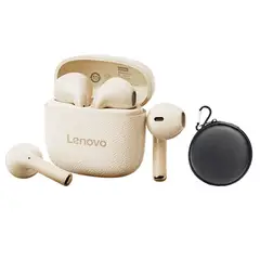 LENOVO - Audífonos Clip TA166 TWS Bluetooth 54 Blanco y Estuche
