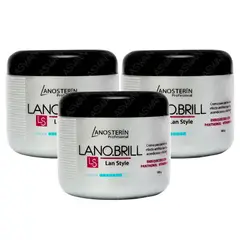 LANOSTERIN - PACK DE 3 CREMA DE PEINAR LANOBRILL 180GR -