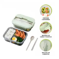 GENERICO - Pack2 Taper de Vidrio para Oficina 3div Ve Y+Regalo Stickers