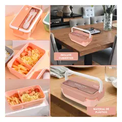 GENERICO - Pack4 Taper Plastico Cubiertos en Melo Y+Regalo Agendita