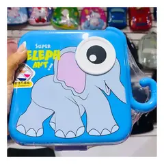 GENERICO - Pack12 Lonchera con Divisiones para Colegio en Azul