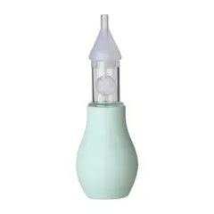 VATYERTY - 1 aspirador nasal de silicona para bebés Verde