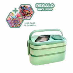 GENERICO - Pack4 Taper 2 Pisos Resistente en Verde Y+Ligas de Regalo