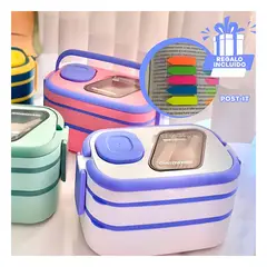 GENERICO - Pack6 Taper 2 Pisos de Plastico Blanc Y+Banderitas Adhesivas