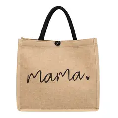 VATYERTY - Bolso Tote de Lino Colección Chic Mama