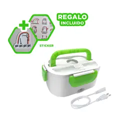 GENERICO - Pack6 Lonchera Hermetica en Verde Y+Regalo Stickers
