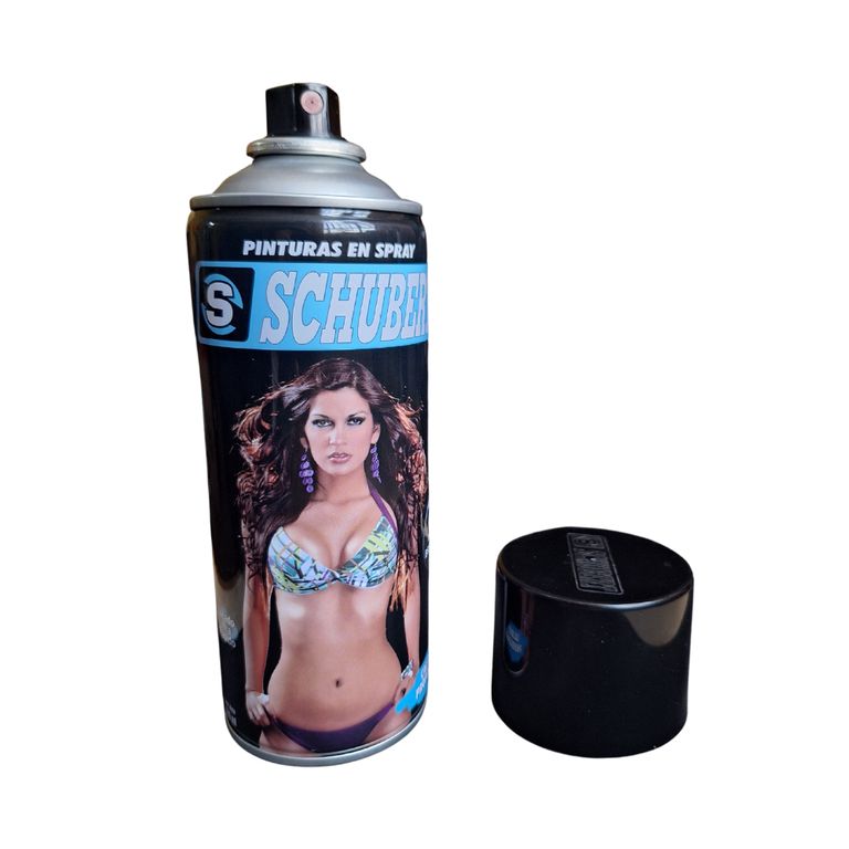 Pintura en Aerosol Spray Brilloso 400 ml Negro