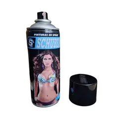 SCHUBERT - Pintura en Aerosol Spray Brilloso 400 ml Negro