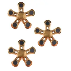 GENERICO - Spinner Anti Estres Metal El Dorado Triple