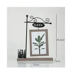 GENERICO - Marcos De Fotos Colgantes Florero De Vidrio 10X15CM