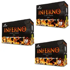 WINNER NUTRITION - TERMOGÉNICO 3 CAJAS INFERNO POR 28 SACHETS C/U FRESA