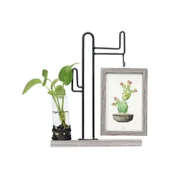 GENERICO - Marcos De Fotos Colgante Florero De Vidrio 10x15cm