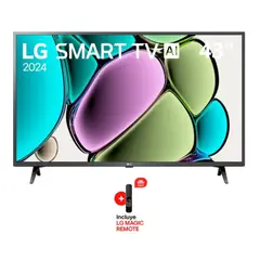 LG - Televisor 43 Smart Full HD AI 43LR6000PSA + Magic Remote MR24
