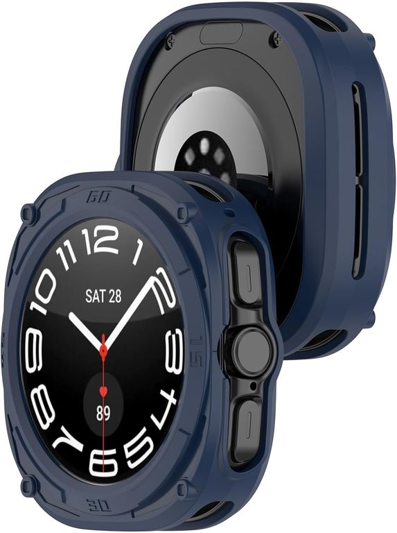 Bumper Para Samsung Galaxy Watch 7 Ultra 47mm Azul