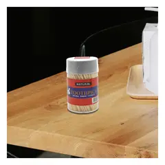 GENERICO - Pack2 Set2 Escarbadientes Blanco Y+Banderitas Adhesivas