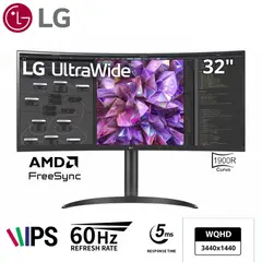 LG - Monitor 34WQ75C 34 UltraWide QHD IPS USB-C HDR10 con RJ-45