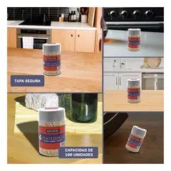 GENERICO - Pack4 Set2 Palitos de madera para Casa Neg Y+Regalo Stickers