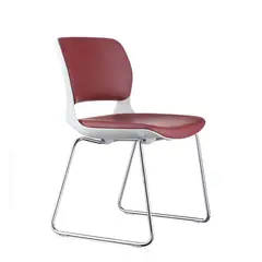 OFIDEAS - Silla Fija Multiuso & Espera Brigth Color Borgoña