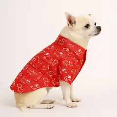 CROCI - Ropa Impermeable para perros Rojo - Talla 3