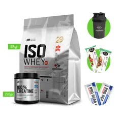 UNIVERSE NUTRITION - ISO WHEY 5 KG PROTEINA UN VAINILLA+ CREATINA UN 250 GR+ REGALOS