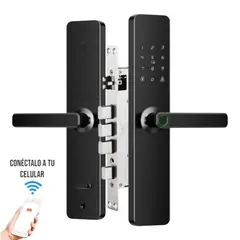 VLASS TECH - Cerradura Digital Inteligente 6 modos + 5 Seguros+Asesoría Instalación