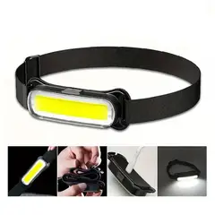 GENERICO - Linterna Minera de Cabeza para Camping Recargable Tipo C para Camping