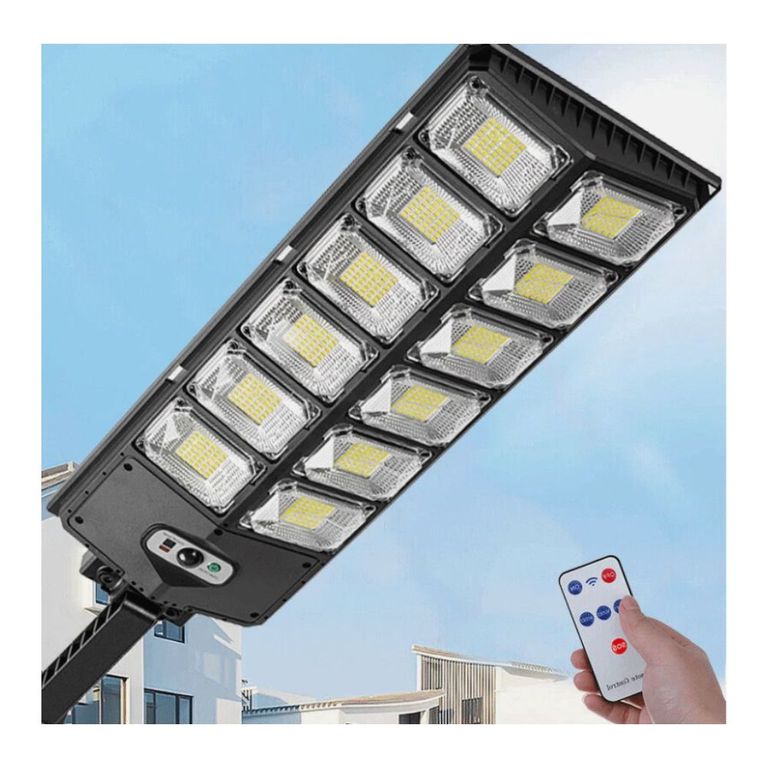 Foco Solar De Calle 1800W Para Exteriores Sensor de Movimiento