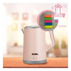 GENERICO - Pack4 Hervidor Automatizado en Melon Y+Banderitas Adhesivas