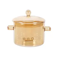 GENERICO - Pack2 Olla Grande para Coccion Lenta en Color Transparente