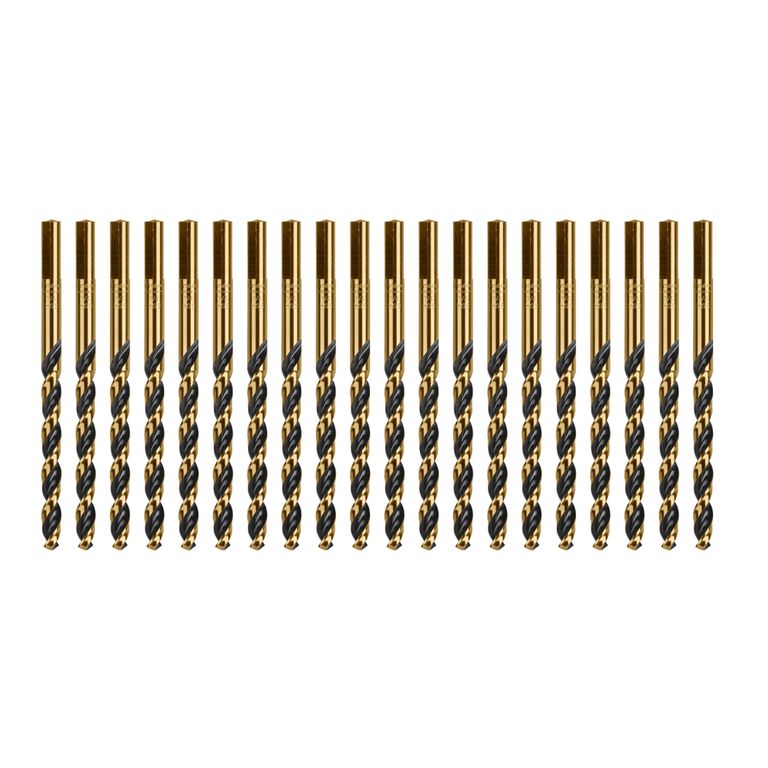 Juego de brocas 6.5mm 1/4" para metal caja 20 unidades