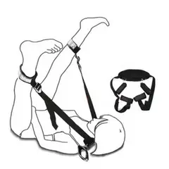 GENERICO - Arnes Sumisión Juego Esposas y Collar Tobillos BDSM Correas Ajustables