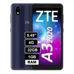 ZTE - Celular A3 2020 32GB 1GB RAM NEGRO