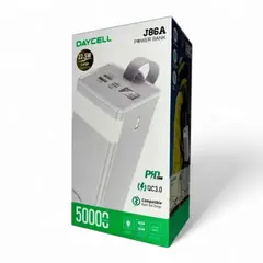 GENERICO - Cargador Portatil Power Bank 50000 Mah Carga 3.0 Daycell