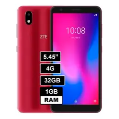 ZTE - Celular A3 2020 32GB 1GB RAM ROJO