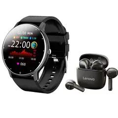LENOVO - Audifonos TA166 Negro Bluetooth y Fit Pro reloj inteligente B