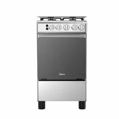 MIDEA - Cocina a Gas MGS20F0LJAGG-PE 20" 4 hornillas Gris