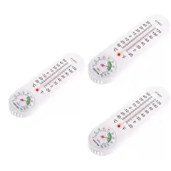 GENERICO - PACK X3 TERMOMETRO DE PARED MEDIDOR DE TEMPERATURA Y HUMEDAD