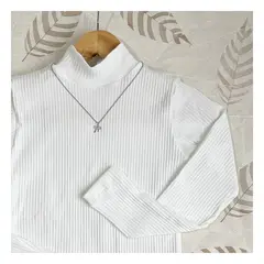 RYBIU IMPORT - Cafarena Cuello Alto Mujer Manga Larga