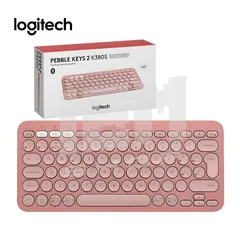 LOGITECH - Teclado Pebble Keys 2 K380s Bluetooth Rosado Español