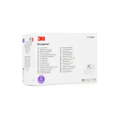 3M - Esparadrapo de Tela de 2.5 CM X 9.1 M DURAPORE 1538-1 CAJA 12 UND