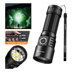 SUPER - Linterna Táctica Superfire L22 5000mAh Resistente Agua