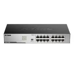 D LINK - Switch DLINK 16 puertos 10/100/1000Mbps No Gestionable DGS-1016D