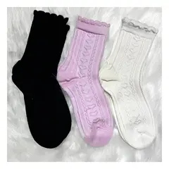 RYBIU IMPORT - Medias Largas Mujer Pack 3 Colores