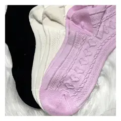 RYBIU IMPORT - Pack 3 Medias Largas Colores Mujer