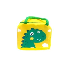 GENERICO - Lonchera Termica de Alimentos para Niños Dinosaurio Amarillo