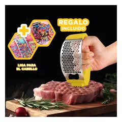 GENERICO - Molinillo con Base Antideslizante Amarillo Y+Ligas de Regalo