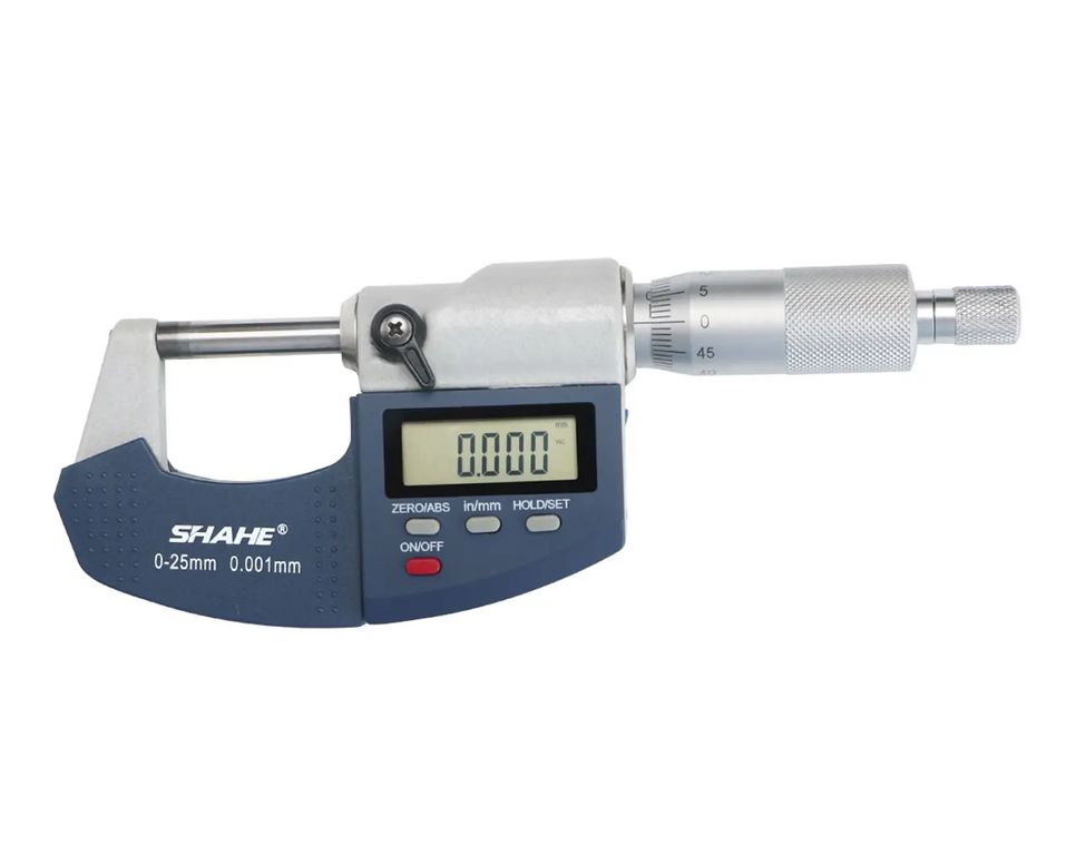 Micrometro Digital 0001mm I 0-25mm I Marca SHAHE Original